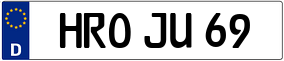 Truck License Plate